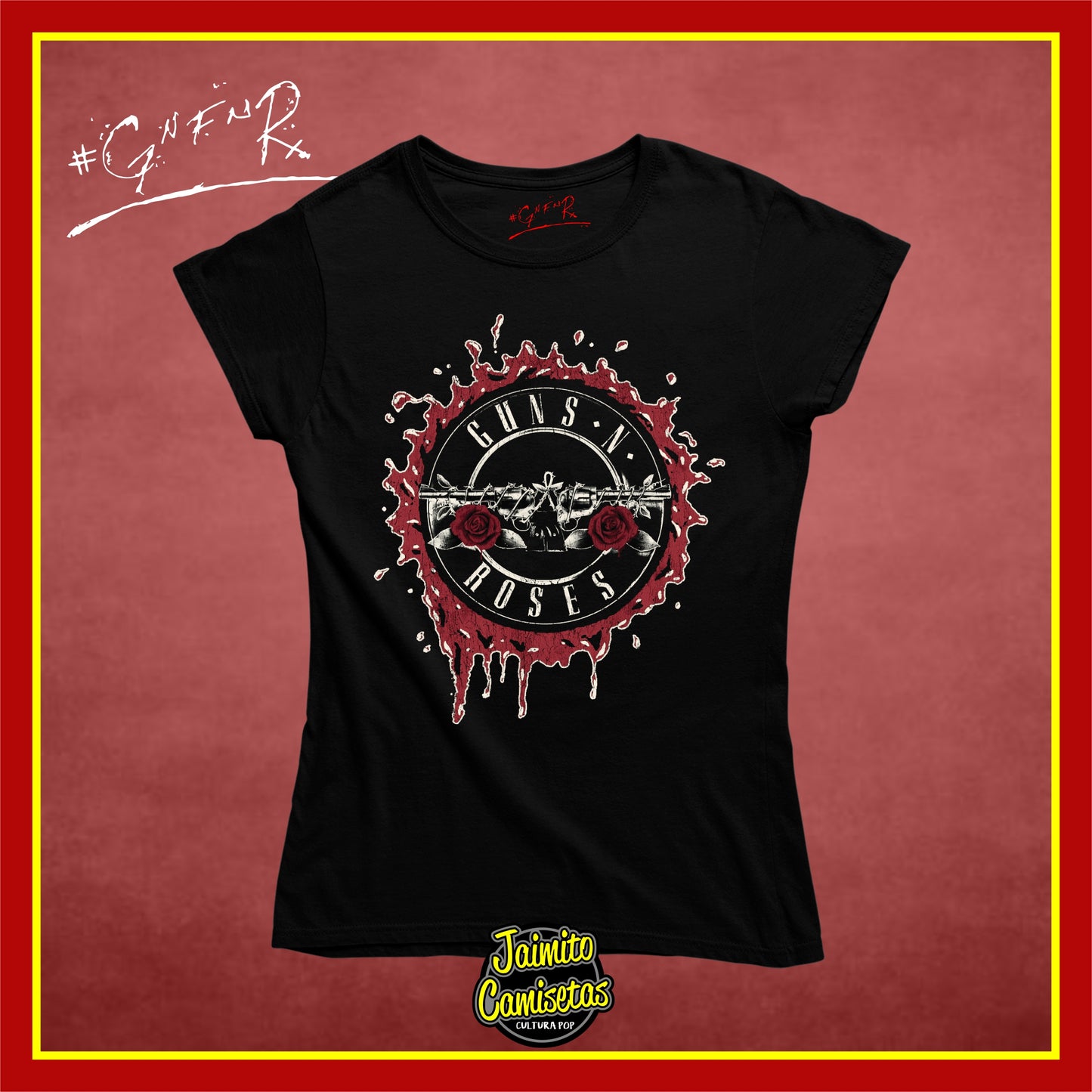 Camiseta GunsnRoses bloody Bullet