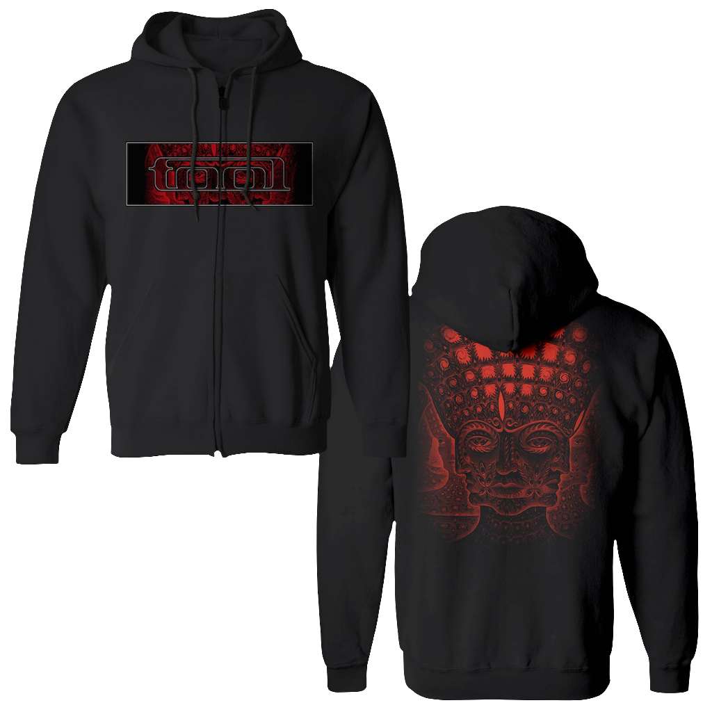 Hoodie TOOL three red faces
