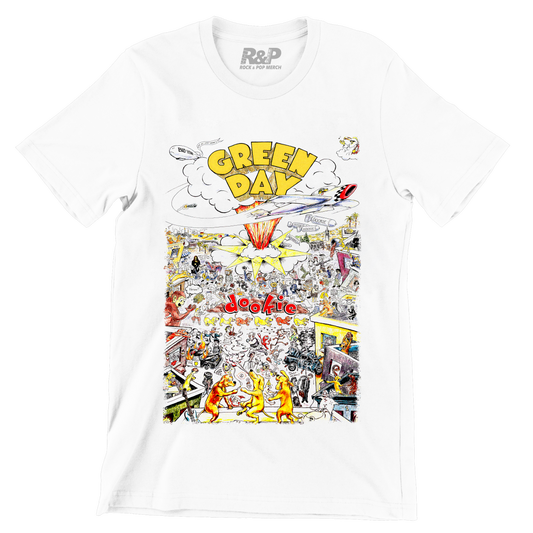 Camiseta Green Day Dookie Blanca