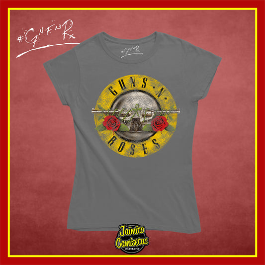 Camiseta GunsnRoses gris Bullet